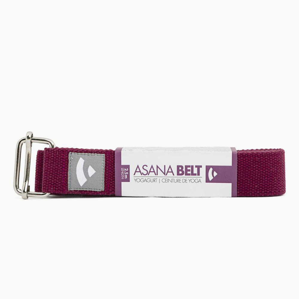 Bodynova Yogagurt ASANA BELT 2,5 m in Aubergine