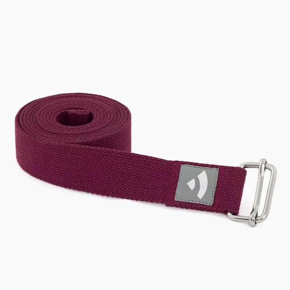 Bodynova Yogagurt ASANA BELT 2,5 m in Aubergine