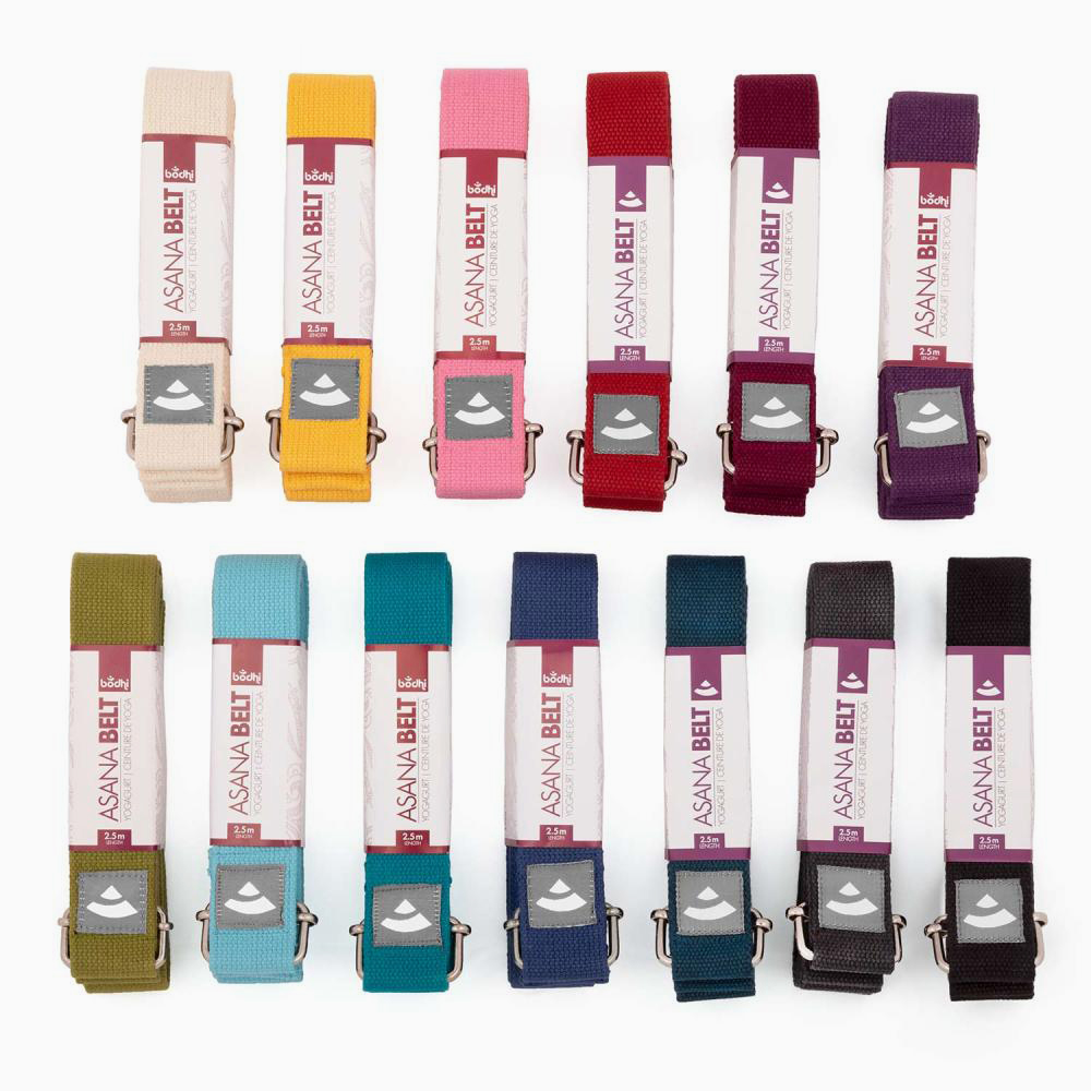 Bodynova Yogagurt ASANA BELT 2,5 m in verschiedenen Farben