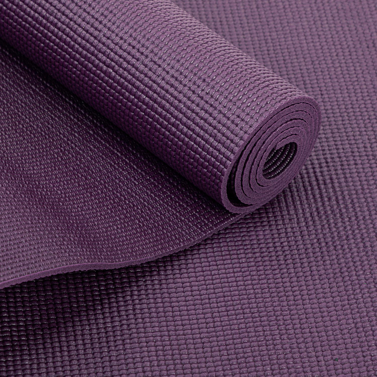 PVC Yogamatte Asana Mat Aubergine