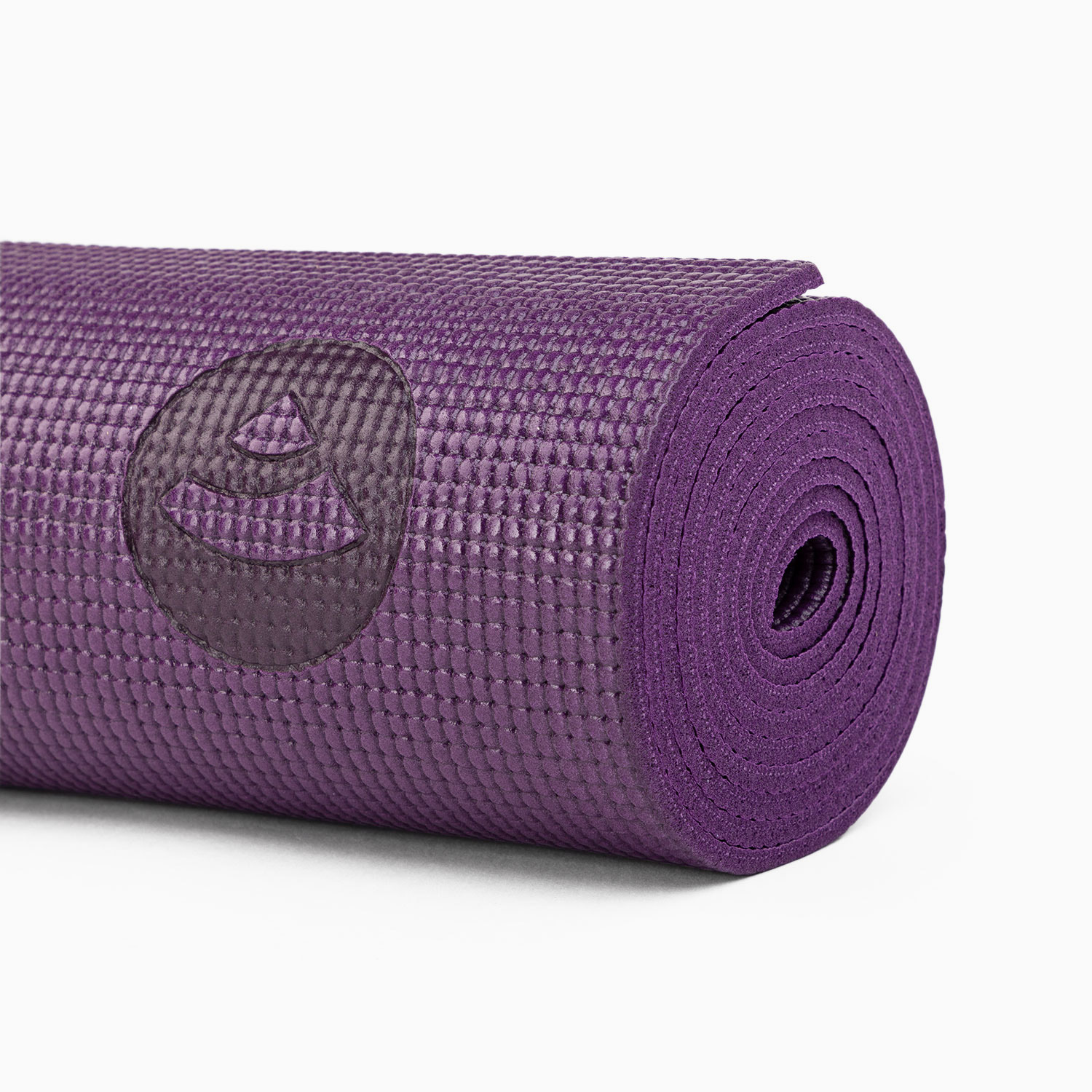 PVC Yogamatte Asana Mat Aubergine