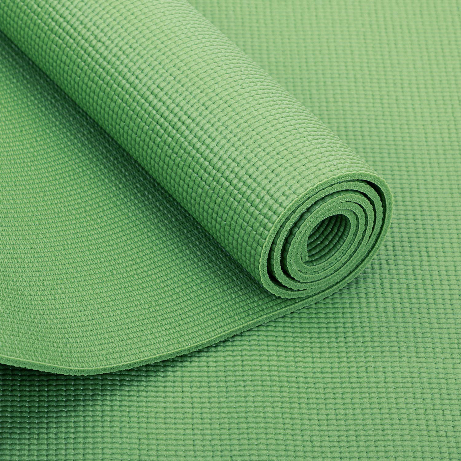 PVC Yogamatte Asana Mat Olivgrün