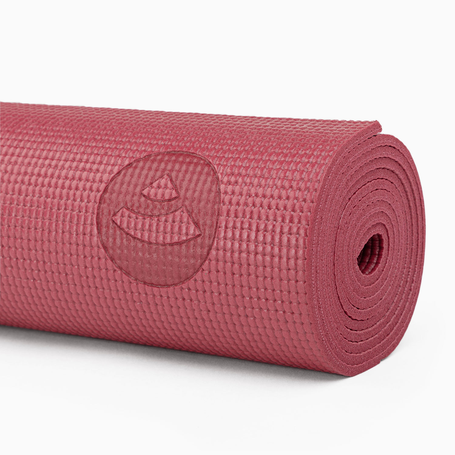 PVC Yogamatte Asana Mat Weinrot