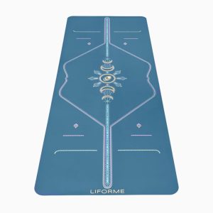 Yogafürdich Liforme Yogamatte Cosmic Moon Blau