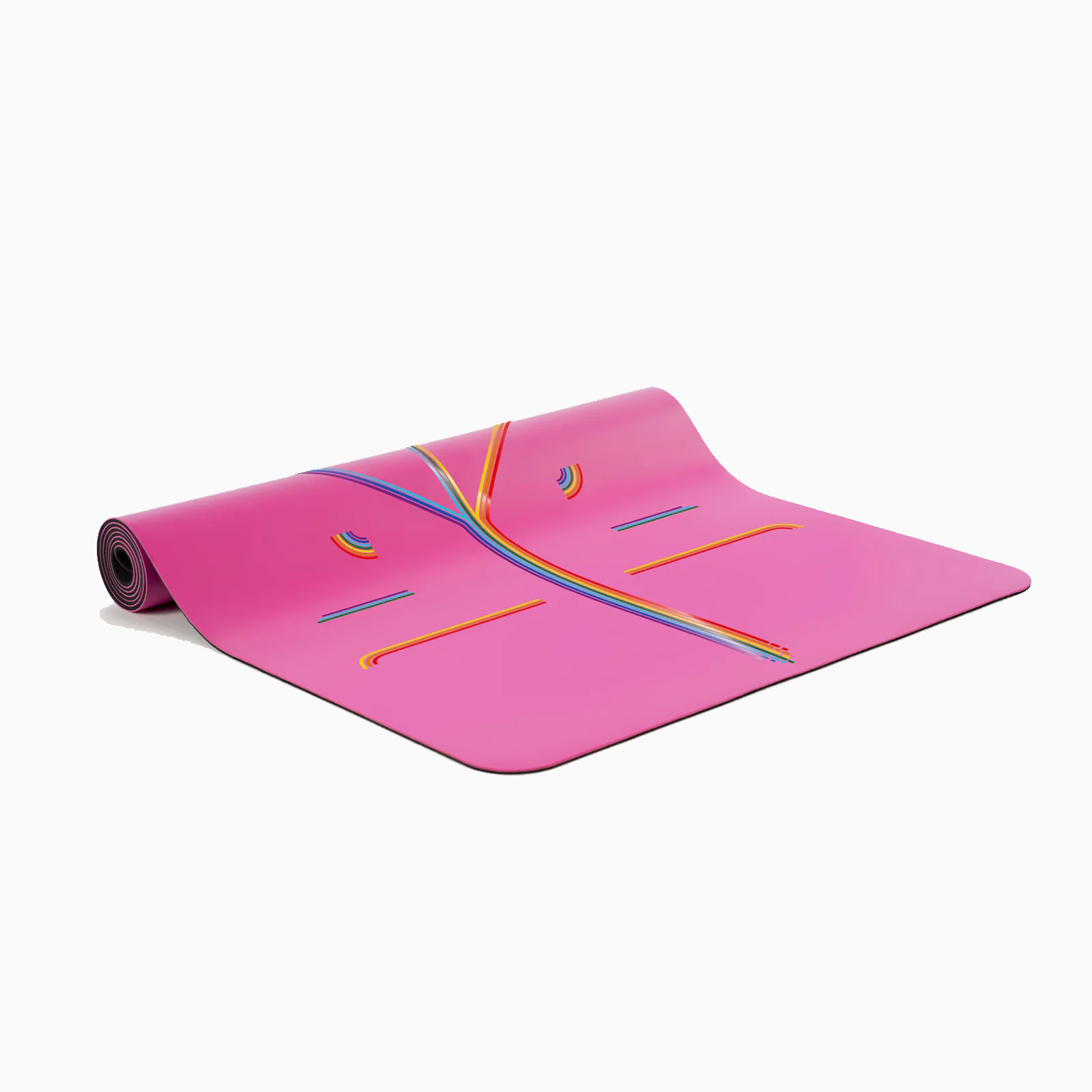 Liforme Yogamatte Gratitude Pink Rainbow