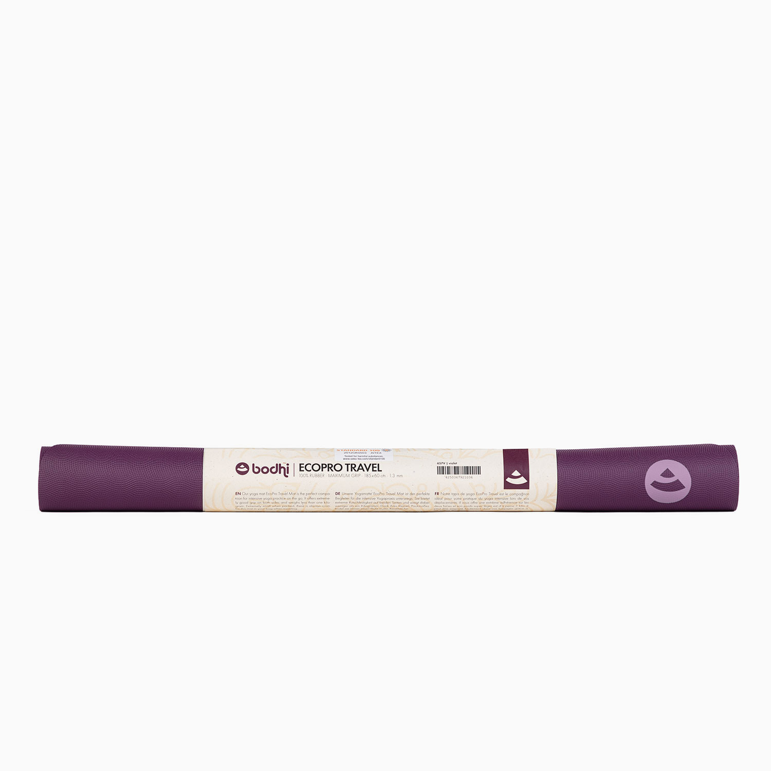 Yogamatte EcoPro Travel Naturkautschuk Violett