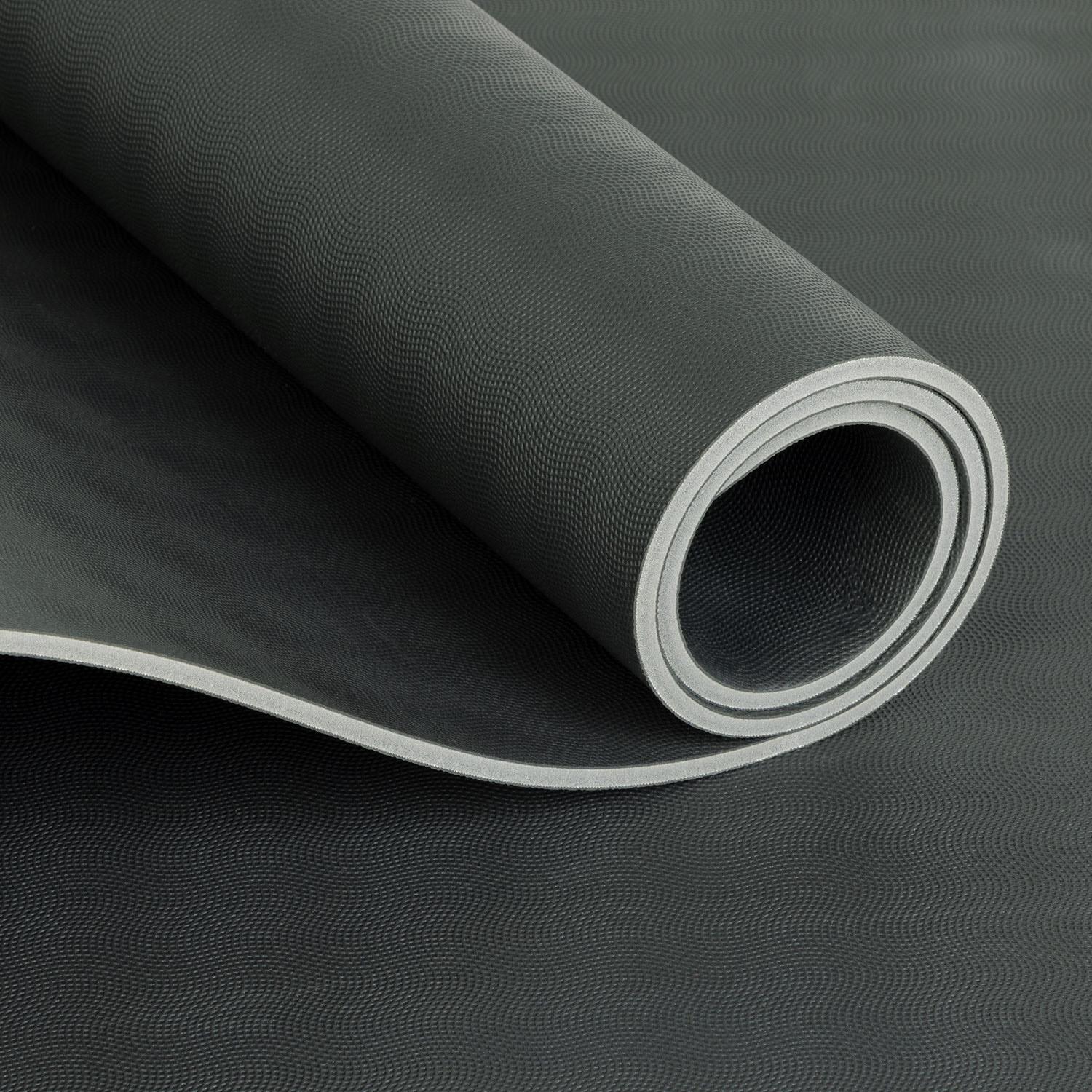 Yogamatte EcoPro Diamond XL XW Naturkautschuk Schiefergrau